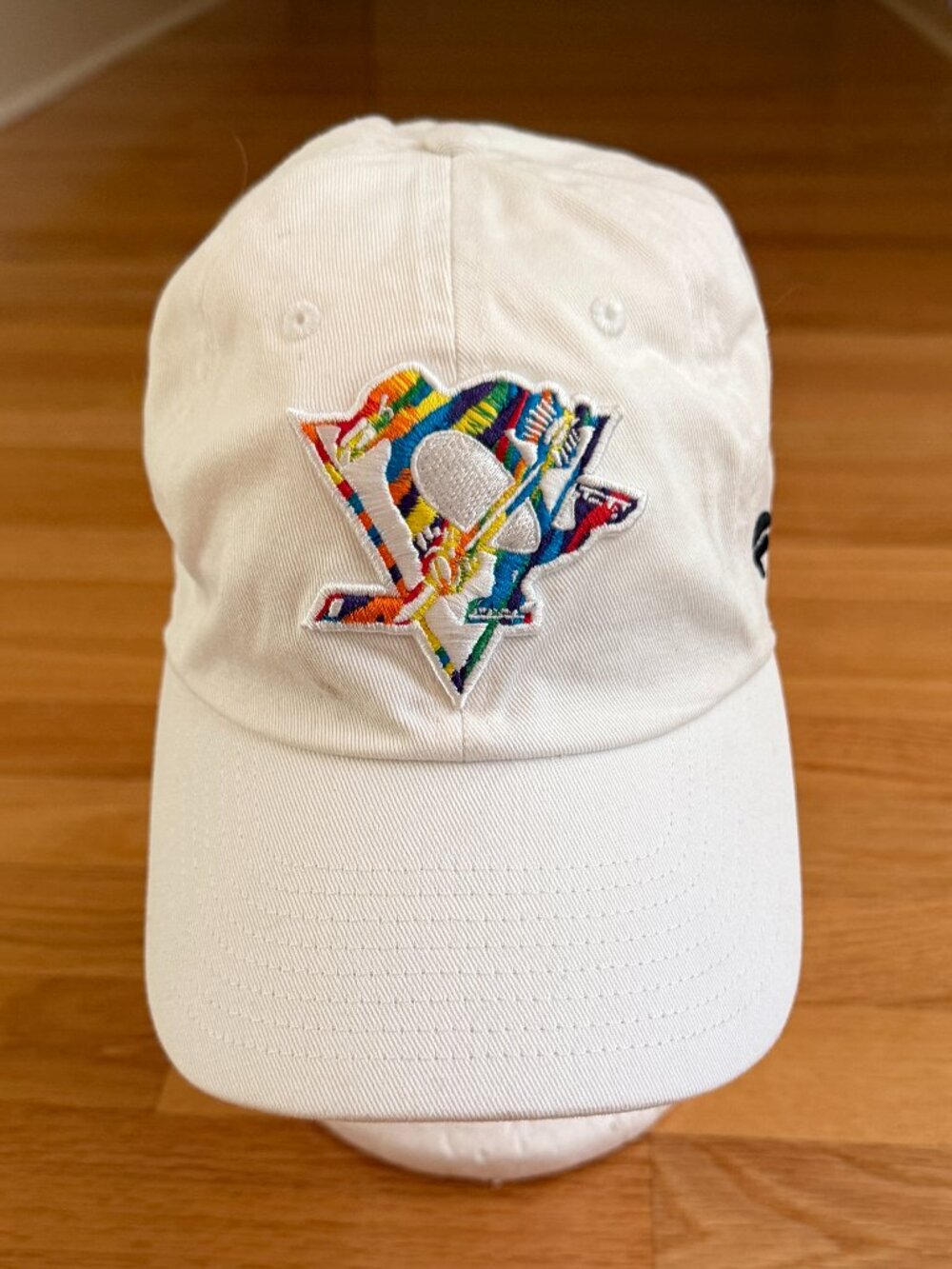 Pittsburgh Penguins NHL Fanatics Logo Pride Adjustable Hat